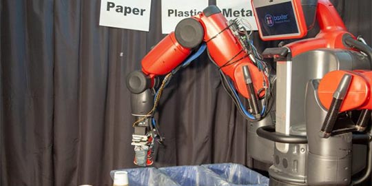 robot per smaltimento rifiuti