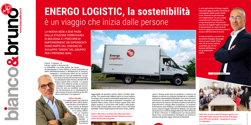 Il nuovo disegno di sviluppo green di Energo Logistic su Bianco&Bruno